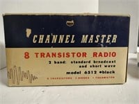 Channel Master 8 transistor radio model 6512