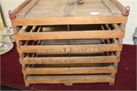 Early 1900s Wooden "Humpty Dumpty " Crate