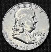 1957-D Franklin