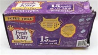 15ct Fresh Kitty Litter Box Liners Super Thick