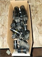 Lot of metal case vacuum tubes, various
