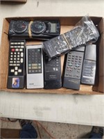 Lot of assorted TV remotes. Untested.