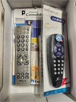 Lot of universal remotes. Untested.