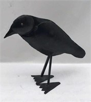 Restoration Hardware Black Crow Metal Figure