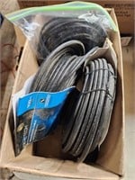 Lot of coaxial cable, approximately 300 feet.