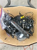 Lot of "wall-wart" electronic power cords and