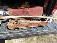 Tractor side tool box & scthe