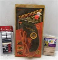 New Thermogrip Hot Glue Gun, Singer 2pc Hand
