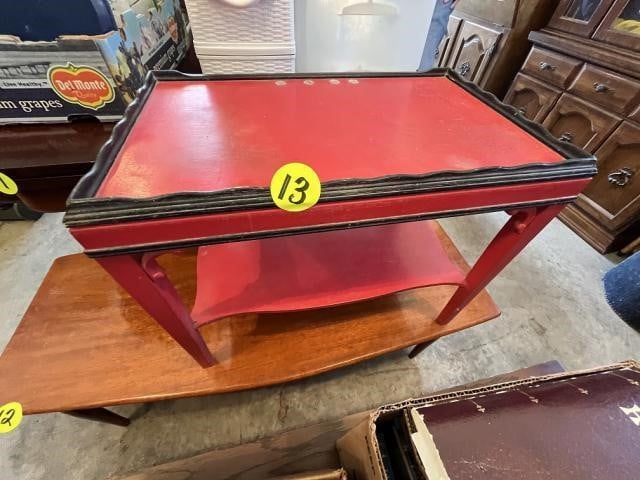 Painted End Craft Table