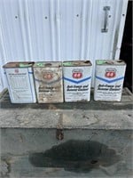 (4) Phillips 66 1 Gal Anti Freeze Cans