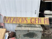 Wooden Veatches Sign