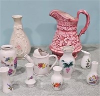 F2) variety of vases mostly minis