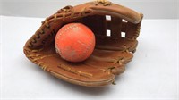 Mizuno Baseball Mitt Glove W/ Used Ball
