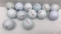 13 Midgrade Golf Balls Titleist Noodle Taylor Made