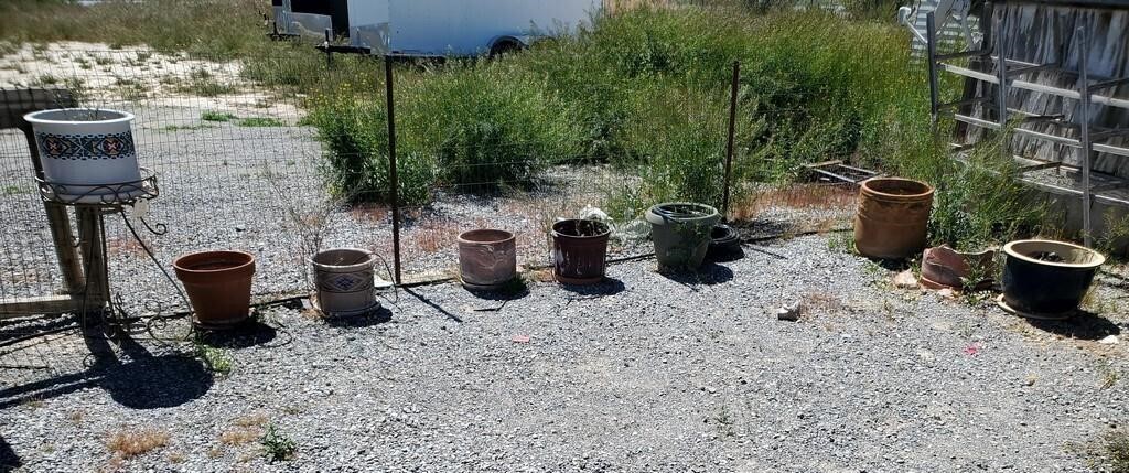 (7) Various Plant Pots