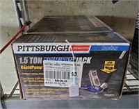 NIB Pittsburg 1.5 Ton Aluminum Jack