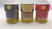3 Wilton Sealed Jars Sprinkles No Exp Date Found