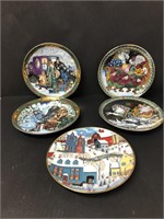 5 Assorted Decor Plates - Collectible