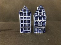 Delft Row House Salt & Pepper Set