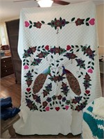 HAND QUILTED APLLIQUE KING