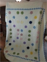 OLDER HAND QUILTED DOUBLE