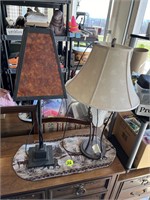 (2) Metal Base Table Lamps