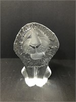 Mats Jonasson Crystal Lion Royal Krona Glass