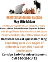 Next in-person Auction May 18th