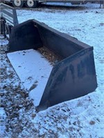 77 inch snow bucket, 3 ft deep