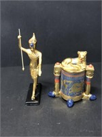 2 Egyptian Figurines by Franklin Mint