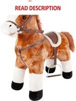 $80  Horse Toy for Toddlers 3-5  Soft  Brown