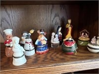 miniature trinket boxes Including snow babies