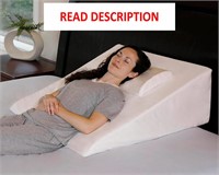 $94  Large Bed Wedge Pillow (33 x 30.5 x 12 Inch)