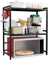 $44  Microwave Stand with Adjustable Storage Rack