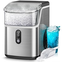 $100  Kismile Nugget Ice Maker 35lbs/Day  Self-Cle