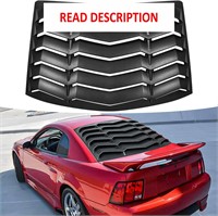 $200  Bonbo Rear Louver for Ford Mustang  ABS