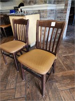 Solid Wood Dining Room Chair w Cushion