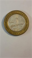 Stratosphere 999 Fine Silver Casino Token