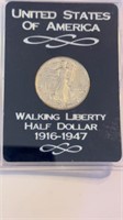 1943 US Walking Half Dollar
