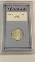 1982-D Commemorative Washington Half Dollar MS65