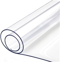 $49  Clear Plastic Table Protector  32x72  1.5mm