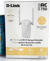 D-Link AC750 Prolongateur de portée Wi-Fi, neuf