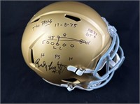 Autographed Rudy Ruettiger Notre Dame Helmet