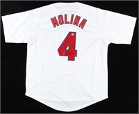 Autographed Yadier Molina Jersey