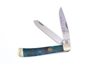 Hen & Rooster Green Velvet Trapper Knife