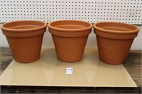 Terracotta Plant Pots Large  set 3