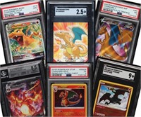 Random Pull Charizard Graded Pokemon Card