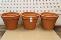 Terracotta Plant Pots Large set 3