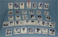 Large group of NY Yankees of the 1960s baseball ca