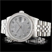 Diamond-studded 36MM Rolex DateJust